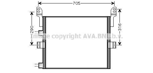 AVA QUALITY COOLING kondensatorius, oro kondicionierius REA5054